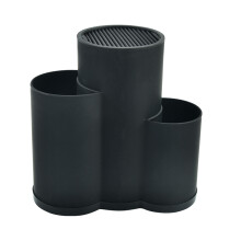 2Ud Porta Cuchillos Cocina Negro Material Fácil Almacenaje