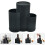 2Ud Porta Cuchillos Cocina Negro Material Fácil Almacenaje 8