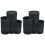 2Ud Porta Cuchillos Cocina Negro Material Fácil Almacenaje 2