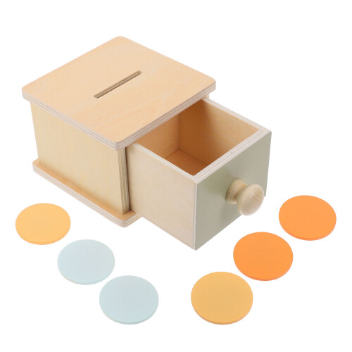 4Ud Juego De Desarrollo Temprano De Madera Para Niños Multicolor 2
