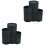 2Ud Porta Cuchillos Cocina Negro Material Fácil Almacenaje 3