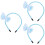3Ud Diademas Decorativas Para Niñas Fuertes 8