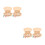 4Jgo Infantil De Madera Beige Con 4