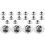 20Ud Para Broches Y Pins De Acero Inoxidable Plata Multiuso 4