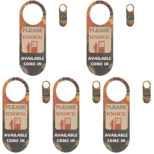 5Ud Indicador De Puerta Acrílico Reutilizable Y Seguro 1