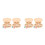4Jgo Infantil De Madera Beige Con 7