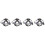 4Ud Insertos Casco Seguridad Reemplazables Con Knob Gris Claro 6