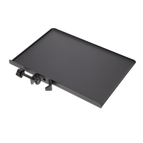 2Ud Soporte Negro De Metal Con Para Micrófono Y Almacenaje 1