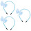 3Ud Diademas Decorativas Para Niñas Fuertes 9