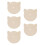 5Pièces Chat En Bois Khaki Pour Structure D’escalade DIY 8