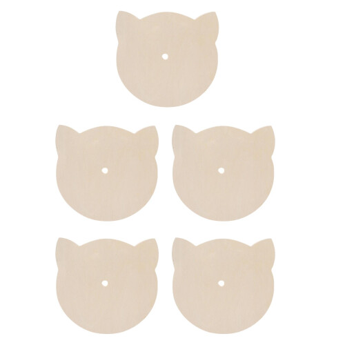5Pièces Chat En Bois Khaki Pour Structure D’escalade DIY 1