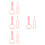 24Pièces Anneaux Bébé En Rose Pour , 9