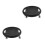 2Ensembles Disques D'exercice Abdominaux Noir Surface Antidérapante 7