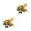 2Pièces Plantes Aquarium Décor Résine Base Pour 10