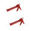 2Pièces Outil De Jointoiement Aluminium Rouge Robuste 9
