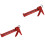 2Pièces Outil De Jointoiement Aluminium Rouge Robuste 5