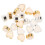 60Pièces Fermoirs Boucles D'oreilles Silicone Couleurs Variées 10
