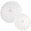 12Pièces Ombrelles Blanches En Papier Naturel DIY Accessoires 1