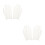 2Paires Scéniques Blancs En Pour Danse Et 4
