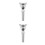 2Pièces Embouchure Euphonium Cuivre Solide Argentée Utilisation Pro 5