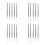 60Pièces Ongles Silicone Pour Nail Art Et 4