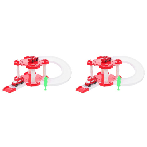 2Ensembles Jouets Pompiers Rouge Éducatif Pour Enfants 1