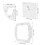 9Pièces Kit Couture Transparent Gabarits Patchwork Pratiques 2