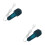 2Pièces Mini Steamer Vert ABS Portable Pour Vêtements Maison 5
