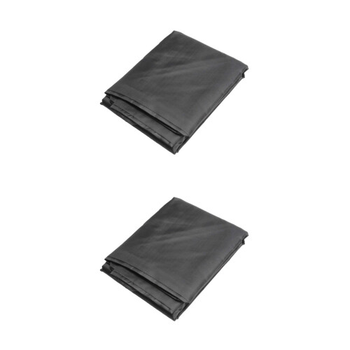 2Pièces Couverture Piano Clavier Polyester Noir Résistante Et Lavable 2