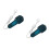 2Pièces Mini Steamer Vert ABS Portable Pour Vêtements Maison 8