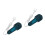 2Pièces Mini Steamer Vert ABS Portable Pour Vêtements Maison 6