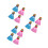 12Pièces Navettes LED Nylon Pour Badminton De Initiation 6
