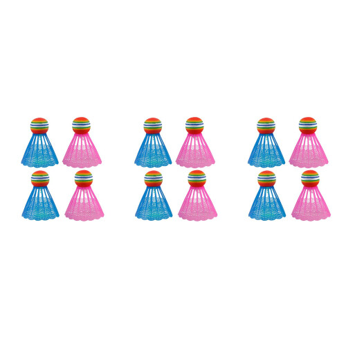 12Pièces Navettes LED Nylon Pour Badminton De Initiation 2
