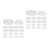 40Pièces Insert PVC Casquette Transparent Protéger Maintien Forme 8