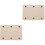 2Pièces Couvre- Beige Cuir PU Pour Sac À Main, Et Style 5
