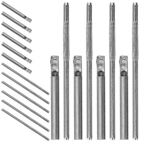 3Ensembles Accessoires Stylo 3D Métal Argent Installation Simple 2