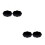 4Pcs Delicate Cloud Shape Double-Sided Wooden Blackboard with Lanyard 5