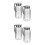4Pcs Plastic Juice Jugs with Lids for Home Beverage Storage 8