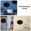 4Pcs Delicate Cloud Shape Double-Sided Wooden Blackboard with Lanyard 1