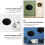 4Pcs Delicate Cloud Shape Double-Sided Wooden Blackboard with Lanyard 2