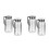 4Pcs Plastic Juice Jugs with Lids for Home Beverage Storage 3