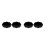 4Pcs Delicate Cloud Shape Double-Sided Wooden Blackboard with Lanyard 8