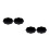 4Pcs Delicate Cloud Shape Double-Sided Wooden Blackboard with Lanyard 9
