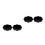 4Pcs Delicate Cloud Shape Double-Sided Wooden Blackboard with Lanyard 7