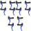 6Paires Leviers Cyclisme Enfant Antidérapant 4