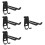 4Pcs Heavy Duty Wall Hooks Black Garage Storage Hooks for Tools 9