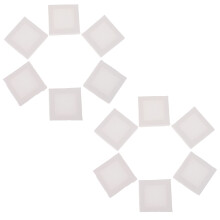 60Pcs White Stretched Canvas Panels Wooden Frames for Oil Painting Use