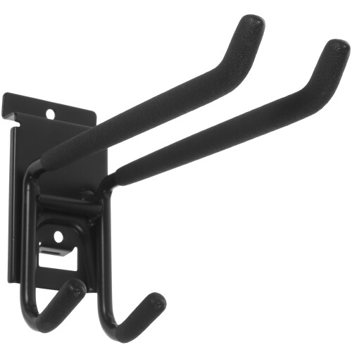 4Pcs Heavy Duty Wall Hooks Black Garage Storage Hooks for Tools 1