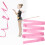6Pièces De Danse En Bambou Rose Pour Enfants 11