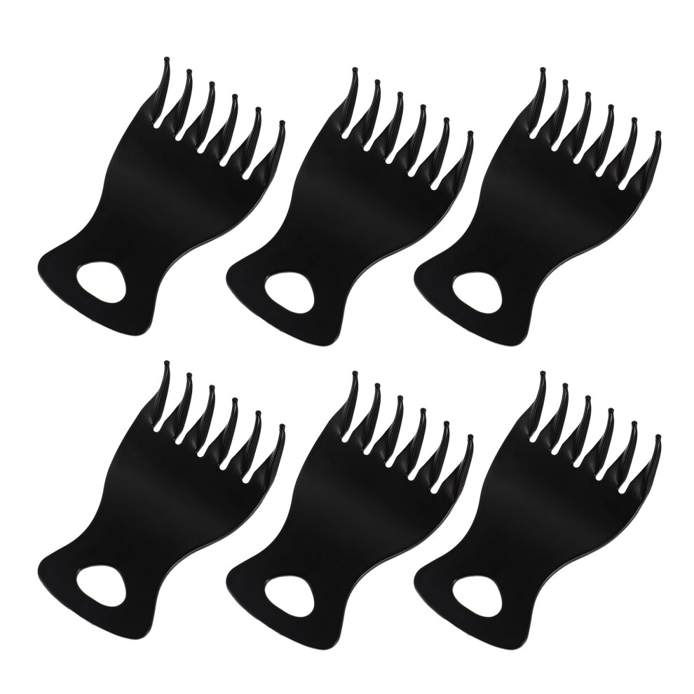 Aboofan Unisex 12Pcs Men's Wide Tooth Plastic Comb For Home Hair Care And Styling
